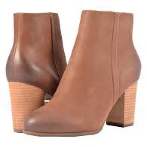 Vionic Kennedy ankle boots brown tan leather size 6 - Picture 1 of 10